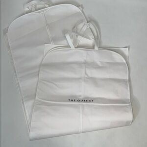 The Outnet vinyl garment full zipper bags set of 3